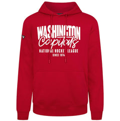 Washington Capitals Levelwear Podium Response Pullover Hoodie - Red Hoodies