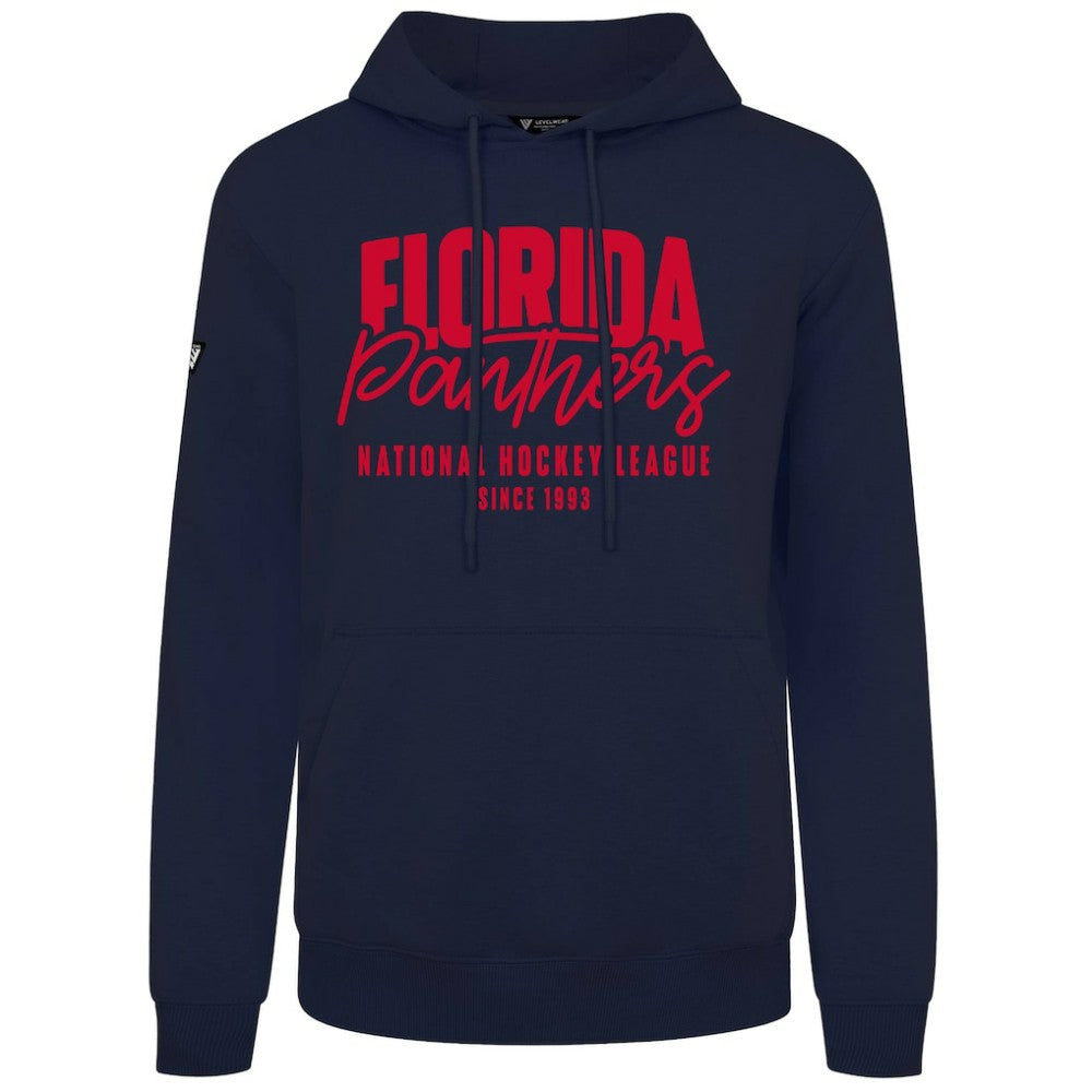 Florida Panthers Levelwear Podium Response Pullover Hoodie - Navy Hoodies