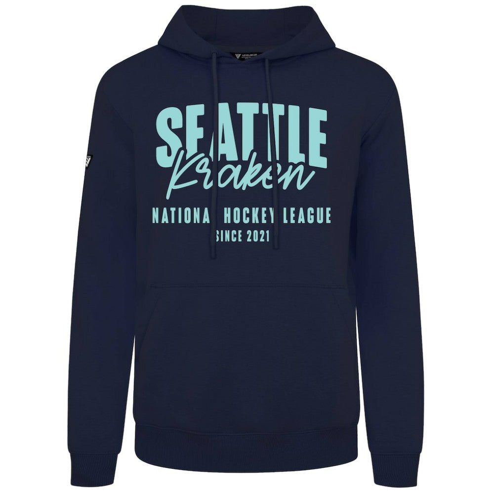 Seattle Kraken Levelwear Podium Response Pullover Hoodie - Deep Sea Blue Hoodies
