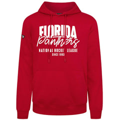 Florida Panthers Levelwear Podium Response Pullover Hoodie - Red Hoodies