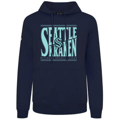 Seattle Kraken Levelwear Podium Powerhouse Pullover Hoodie - Deep Sea Blue Hoodies