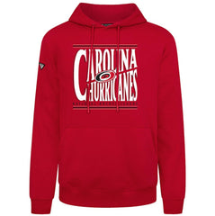 Carolina Hurricanes Levelwear Podium Powerhouse Pullover Hoodie - Red Hoodies