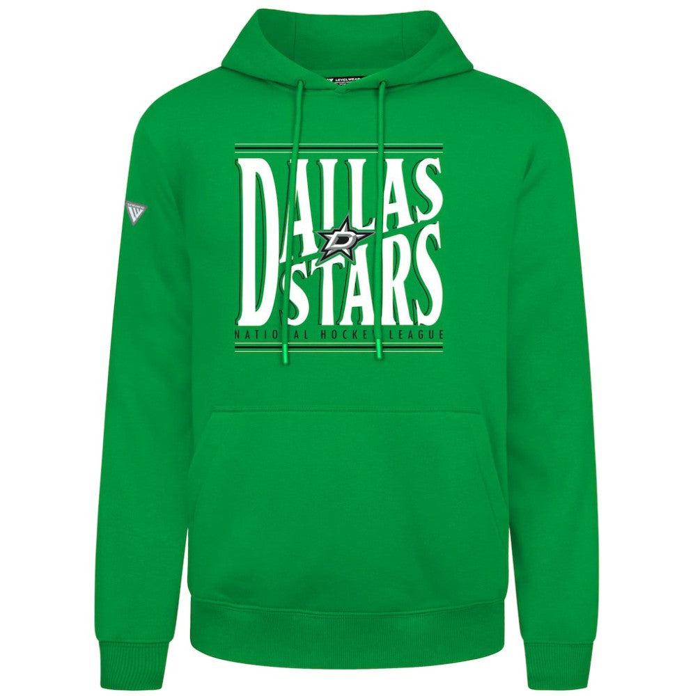 Dallas Stars Levelwear Podium Powerhouse Pullover Hoodie - Green Hoodies