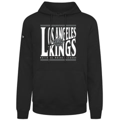 Los Angeles Kings Levelwear Podium Powerhouse Pullover Hoodie - Black Hoodies