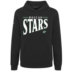 Dallas Stars Levelwear Youth Jr Podium Tally Pullover Hoodie - Black Hoodies