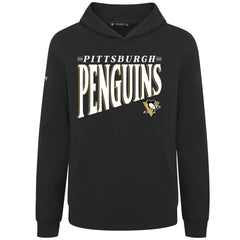 Pittsburgh Penguins Levelwear Youth Jr Podium Tally Pullover Hoodie - Black Hoodies