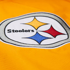 Pittsburgh Steelers Tie Breaker Vintage Logo Lightweight Anorak Half-Zip Windbreaker - Gold/Black outlet