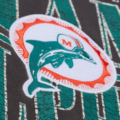 Miami Dolphins Downtown Crew Vintage Logo Sweatshirt - Black cheap