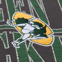 Green Bay Packers Downtown Crew Vintage Logo Sweatshirt - Black sale