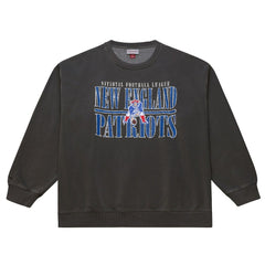 New England Patriots Downtown Crew Vintage Logo Sweatshirt - Black outlet