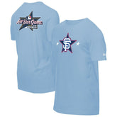 San Francisco Giants 2025 MLB All-Star Game Workout T-Shirt Light Blue