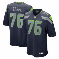 Grey Zabel Seattle Seahawks 2025 NFL Draft First Round Pick Game Jersey - College Navy cheap
