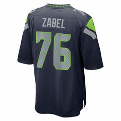 Grey Zabel Seattle Seahawks 2025 NFL Draft First Round Pick Game Jersey - College Navy cheap