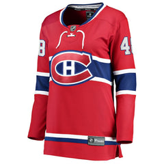 Lane Hutson Montreal Canadiens Fanatics Women's Home Breakaway Player Jersey - Red Jerseys