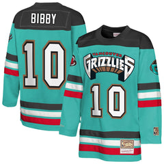 Mike Bibby Memphis Grizzlies Youth Maxxed Out 2.0 Fashion Hockey Jersey - Turquoise cheap