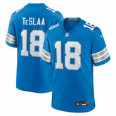 Isaac TeSlaa Detroit Lions Game Player Jersey - Blue discount