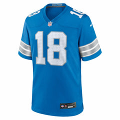 Isaac TeSlaa Detroit Lions Game Player Jersey - Blue discount