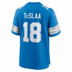 Isaac TeSlaa Detroit Lions Game Player Jersey - Blue discount