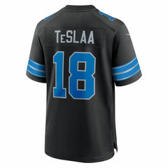 Isaac TeSlaa Detroit Lions Alternate Game Player Jersey - Black sale