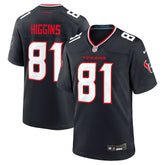 Jayden Higgins Houston Texans Game Jersey - Navy outlet