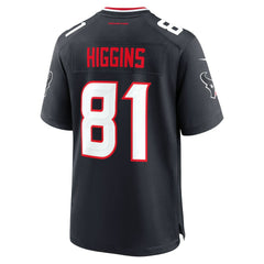 Jayden Higgins Houston Texans Game Jersey - Navy outlet