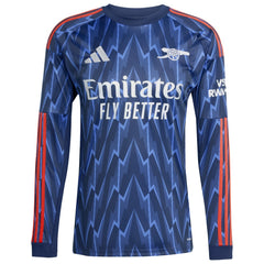 Arsenal 2025/26 Away Replica Long Sleeve Jersey - Blue outlet