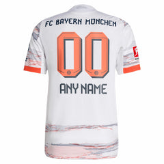 Bayern Munich 2025/26 Away Custom Jersey - White cheap