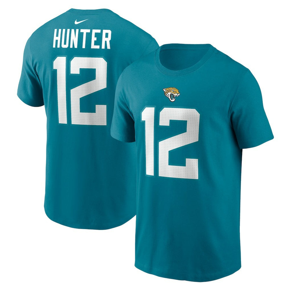 Travis Hunter Jacksonville Jaguars Name & Number T-Shirt - Teal discount