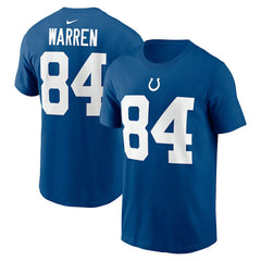 Tyler Warren Indianapolis Colts Name & Number T-Shirt - Royal online