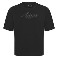 Houston Astros Levelwear Ethereal Oversized Luxe Signature Knit T-Shirt Black