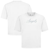 Los Angeles Angels Levelwear Ethereal Oversized Luxe Signature Knit T-Shirt White
