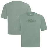 Athletics Levelwear Ethereal Oversized Luxe Signature Knit T-Shirt Green