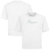 Atlanta Braves Levelwear Ethereal Oversized Luxe Signature Knit T-Shirt White
