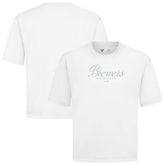 Milwaukee Brewers Levelwear Ethereal Oversized Luxe Signature Knit T-Shirt White