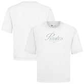 Pittsburgh Pirates Levelwear Ethereal Oversized Luxe Signature Knit T-Shirt White