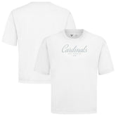 St. Louis Cardinals Levelwear Ethereal Oversized Luxe Signature Knit T-Shirt White