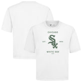 Chicago White Sox Levelwear Crossway Oversized Luxe Signature Knit T-Shirt White
