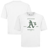 Athletics Levelwear Crossway Oversized Luxe Signature Knit T-Shirt White