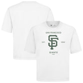 San Francisco Giants Levelwear Crossway Oversized Luxe Signature Knit T-Shirt White