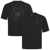 Houston Astros Levelwear Signet Oversized Luxe Signature Knit T-Shirt Black
