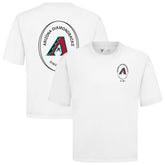Arizona Diamondbacks Levelwear Signet Oversized Luxe Signature Knit T-Shirt White