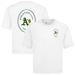 Athletics Levelwear Signet Oversized Luxe Signature Knit T-Shirt White