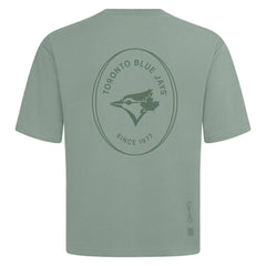 Toronto Blue Jays Levelwear Signet Oversized Luxe Signature Knit T-Shirt Green
