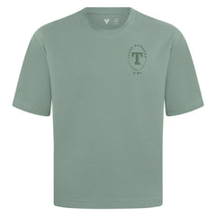 Texas Rangers Levelwear Signet Oversized Luxe Signature Knit T-Shirt Green