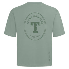 Texas Rangers Levelwear Signet Oversized Luxe Signature Knit T-Shirt Green