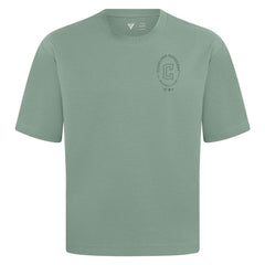 Cleveland Guardians Levelwear Signet Oversized Luxe Signature Knit T-Shirt Green