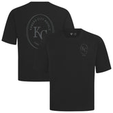 Kansas City Royals Levelwear Signet Oversized Luxe Signature Knit T-Shirt Black