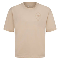 Toronto Blue Jays Levelwear Signet Oversized Luxe Signature Knit T-Shirt Khaki
