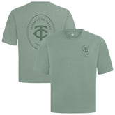 Minnesota Twins Levelwear Register Oversized Luxe Signature Knit T-Shirt Green