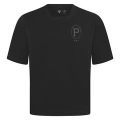 Pittsburgh Pirates Levelwear Register Oversized Luxe Signature Knit T-Shirt Black
